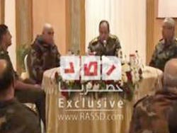 Sisi\'nin darbe toplant�s� ortaya ��kt�