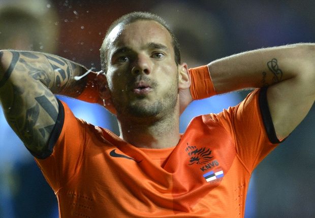 Sneijder, Sara�o�lu\'nda sahnede!