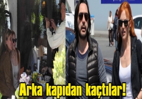 Meryem Uzerli ile Can Ate� arka kap�dan ka�t�!