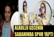 Berg�zar alkoll� gecenin ertesinde spor yapt�