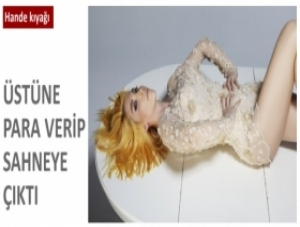 �st�ne para verip sahneye ��kt�!